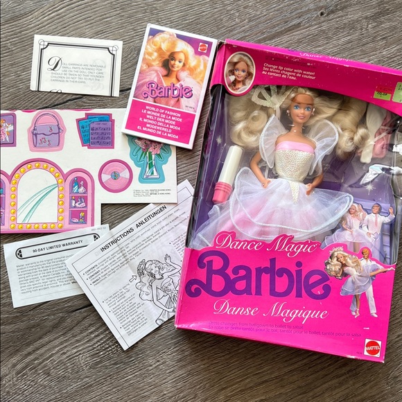 VINTAGE MATTEL Dance Magic BARBIE & Dance Magic KEN COMPLETE Still Carded! 80’s - Picture 3 of 17